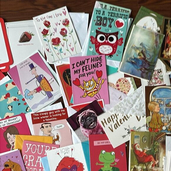 Vintage to New Mixed Greeting Cards Lot 100+ Christmas Valentines St Patrick - Picture 4 of 12